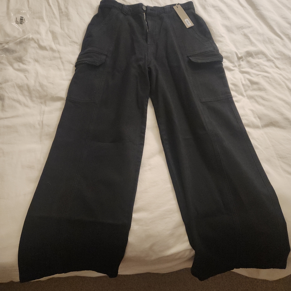 Hudson High-Rise Wide Leg Cargo